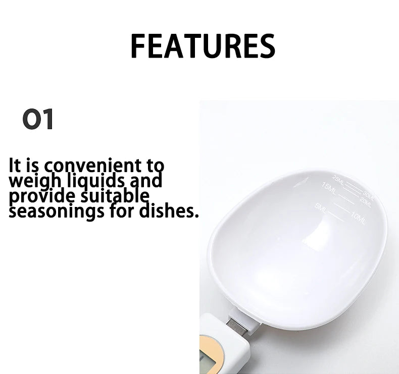Digital Kitchen Scale Mini Spoon