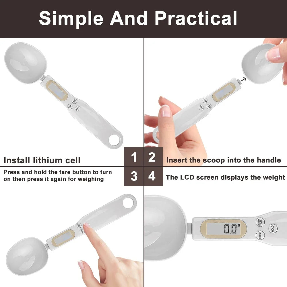 Digital Kitchen Scale Mini Spoon